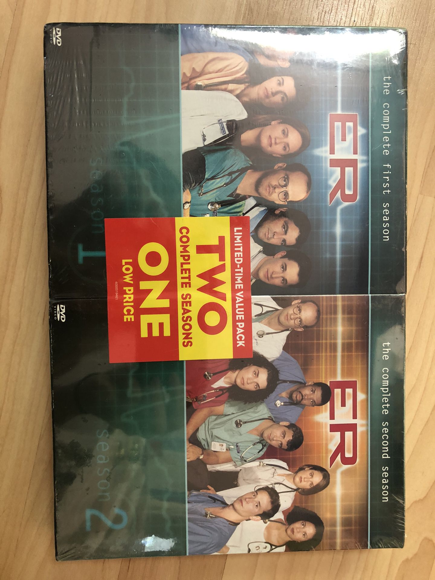 ER Seasons 1 & 2 DVD set - unopened
