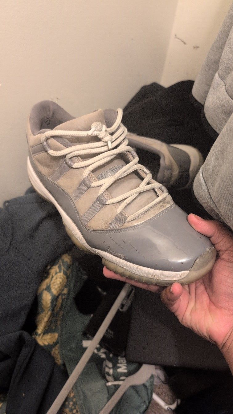 Jordan 11 Low Cool Gray Size 13