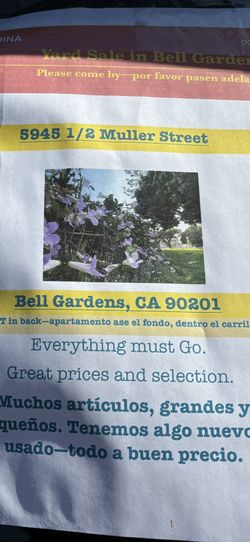 Today Saturday October 19 Back Of Driveway Yard Sale! 