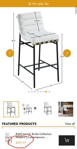 Comfy barstool aesthetic chairs