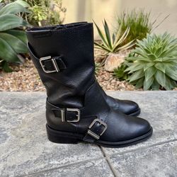 Vince Camuto Black Leather Boots, Size 8 (Women’s) 