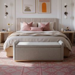 Dobo Gray Storage Bench