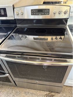 Ge glass top electric stove
