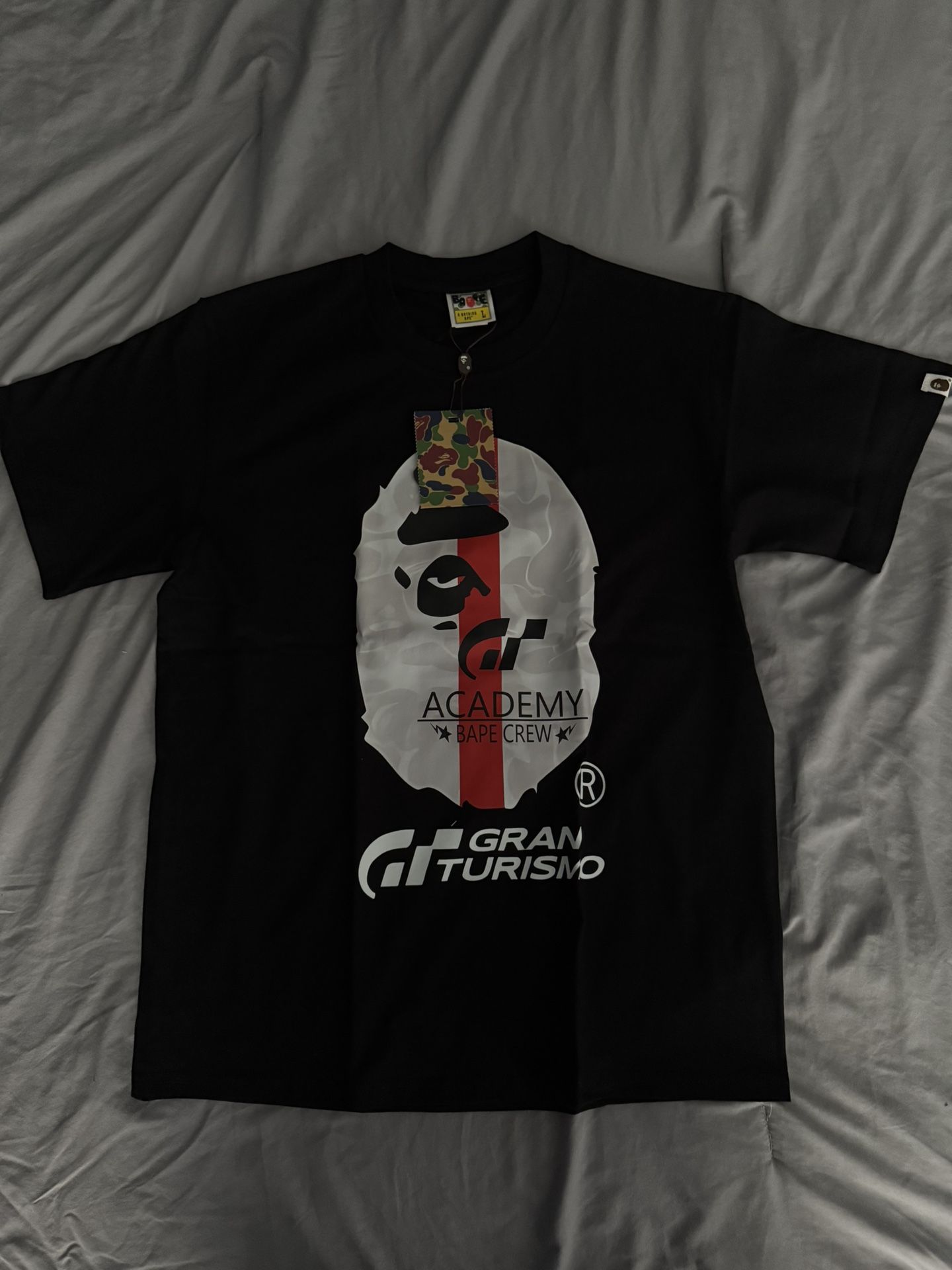 BAPE x Gran Turismo Black T-Shirt Size Large