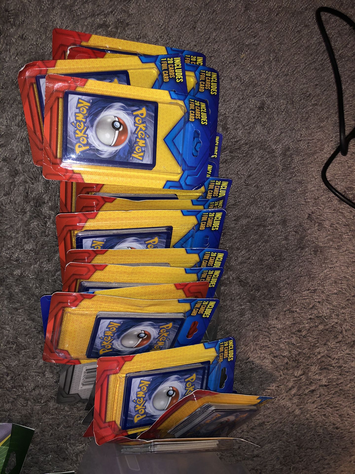Pokémon 20 Packs Of 20 Cards Each 1 Foil Card