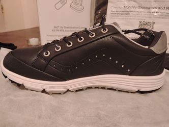 Black Spikeless Golf Shoe