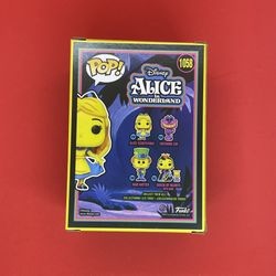 Funko POP! Disney Alice in Wonderland - Alice (Curtsying) #1058 [Black  Light] Funko Shop Exclusive