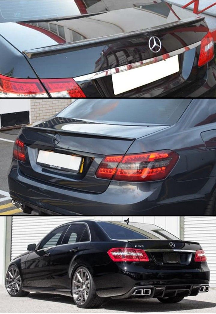 Mercedes W212 Trunk Spoiler Carbon Fiber