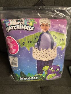 Hatchimals Draggle Kids Halloween Costume Medium