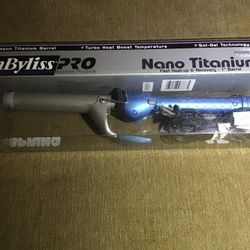 Babyliss Pro Nano Titanium 1” Barrel Curling Iron 