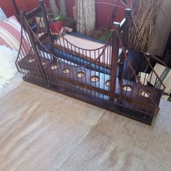 Golden Gate Bridge Replica 9 Tea light Holder Menorah 