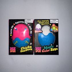 NeeDoh ChickaDeeDoo & Magic Color Egg - 2 pc