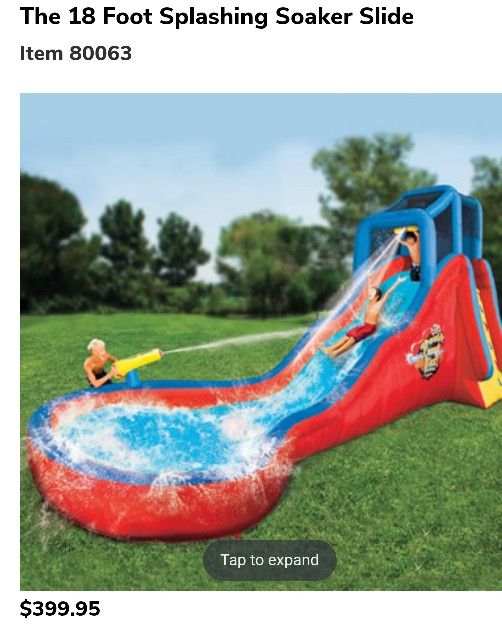 Banzai Double Cannon Blast Slide