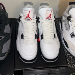 Jordan 4 White Cement Size 9