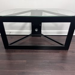 Black Glass Tv Stand 