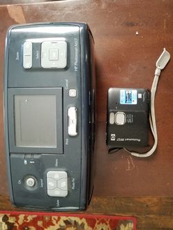 hp digital photosmart camera with photo printer