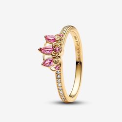 Disney Princess Rapunzel Tiara Ring 14k gold plating