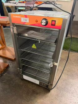 133Qt 5-Tier 900W Commercial Food Warmer w/ 304 Blued Stainless Steel Heating Element, Single-Tempered Glass Door, Adjustable Shelf, Electric Catering