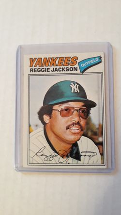 1977 Topps Reggie Jackson.