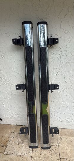Jeep Wrangler (JL) Chrome Running Boards Side Steps Pair