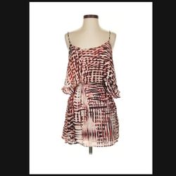 Parker Women's Sleeveless Patterned Mini Dress XS