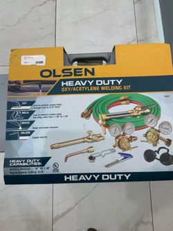 OLȘEN Heavy Duty Oxygen and Acetylene Welding Kit 64407 New Open Box