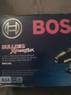 Brand new Bosch Hammer Drill Corded 11/8 SDS Plus. Retails $239. My Price. $125 obo