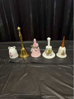 Vintage collection of 5 bells