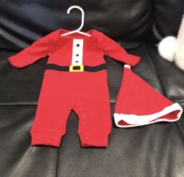 Brand new Carters newborn Santa outfit