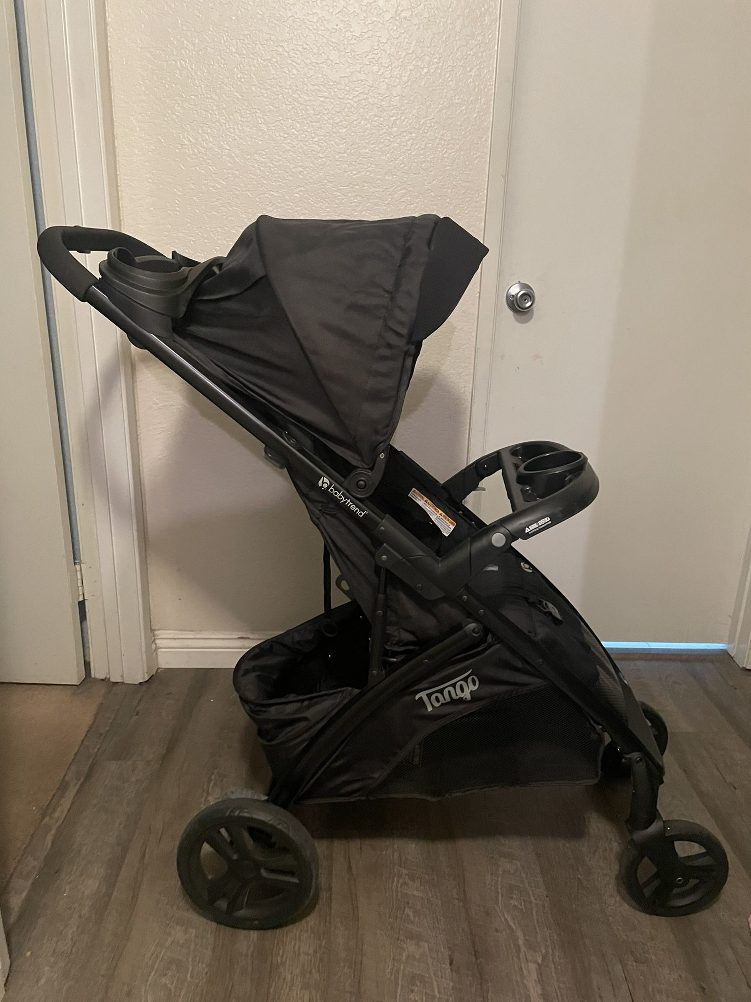 Baby Trend Tango Toddler Baby Foldable Stroller Travel System, Kona Black