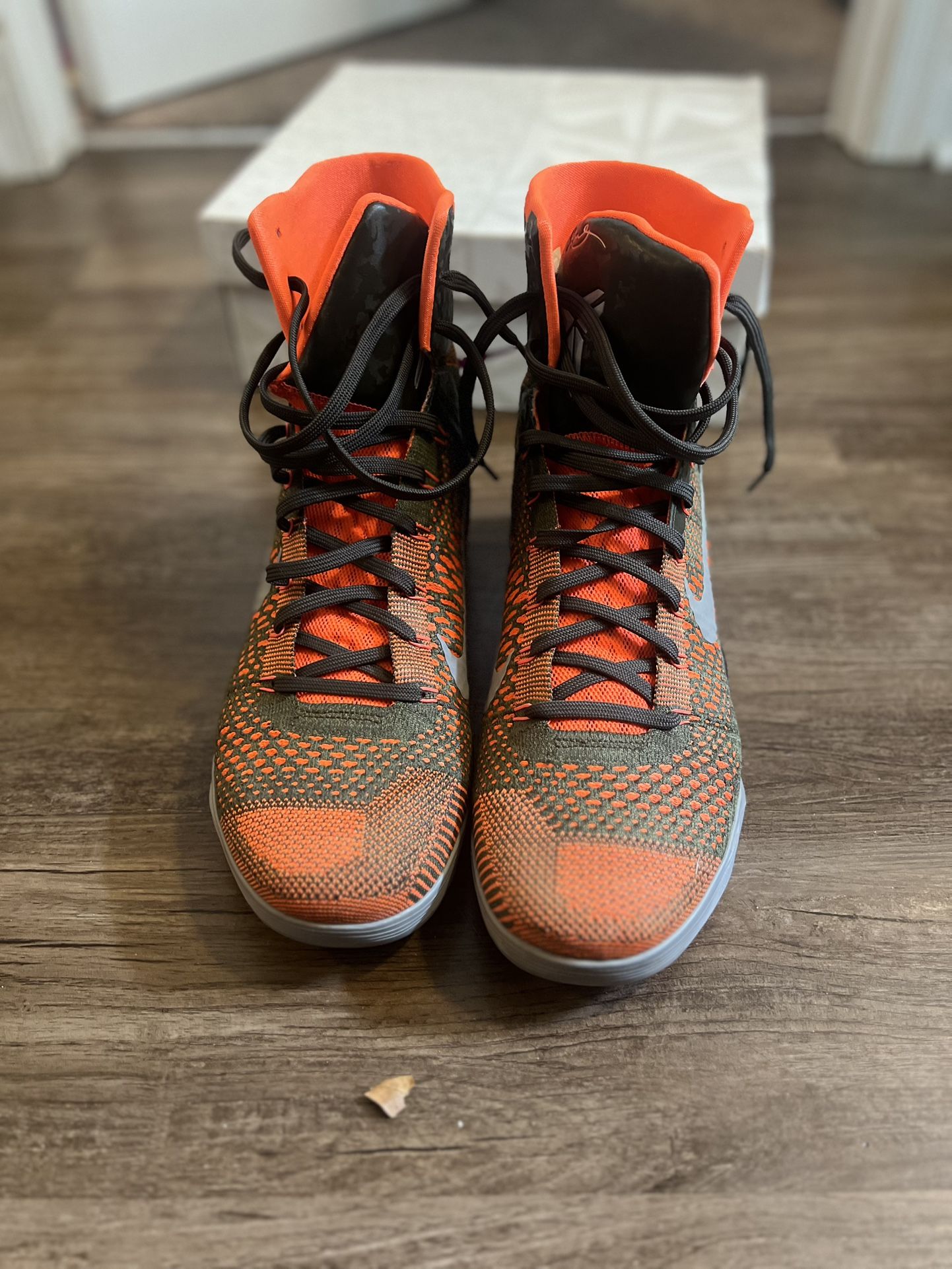 Nike Kobe 9 Elite High Strategy 2014 Mamba Sneakers Sequoia, Size 12