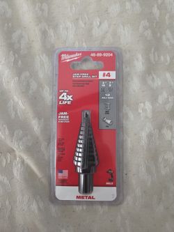 Milwaukee SHOCKWAVE 3/16 in. - 7/8 in. #4 Impact-Rated Titanium Step Drill Bit