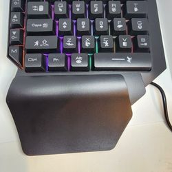 One Hand Mechanical Gaming Keyboard