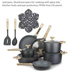 Brand New Cookware Set 16pc Kasanova