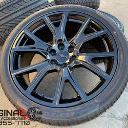 24" Chevy Silverado Wheels Tahoe Suburban GMC Yukon Sierra Tires Rims