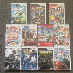 Nintendo Wii Game Lot 