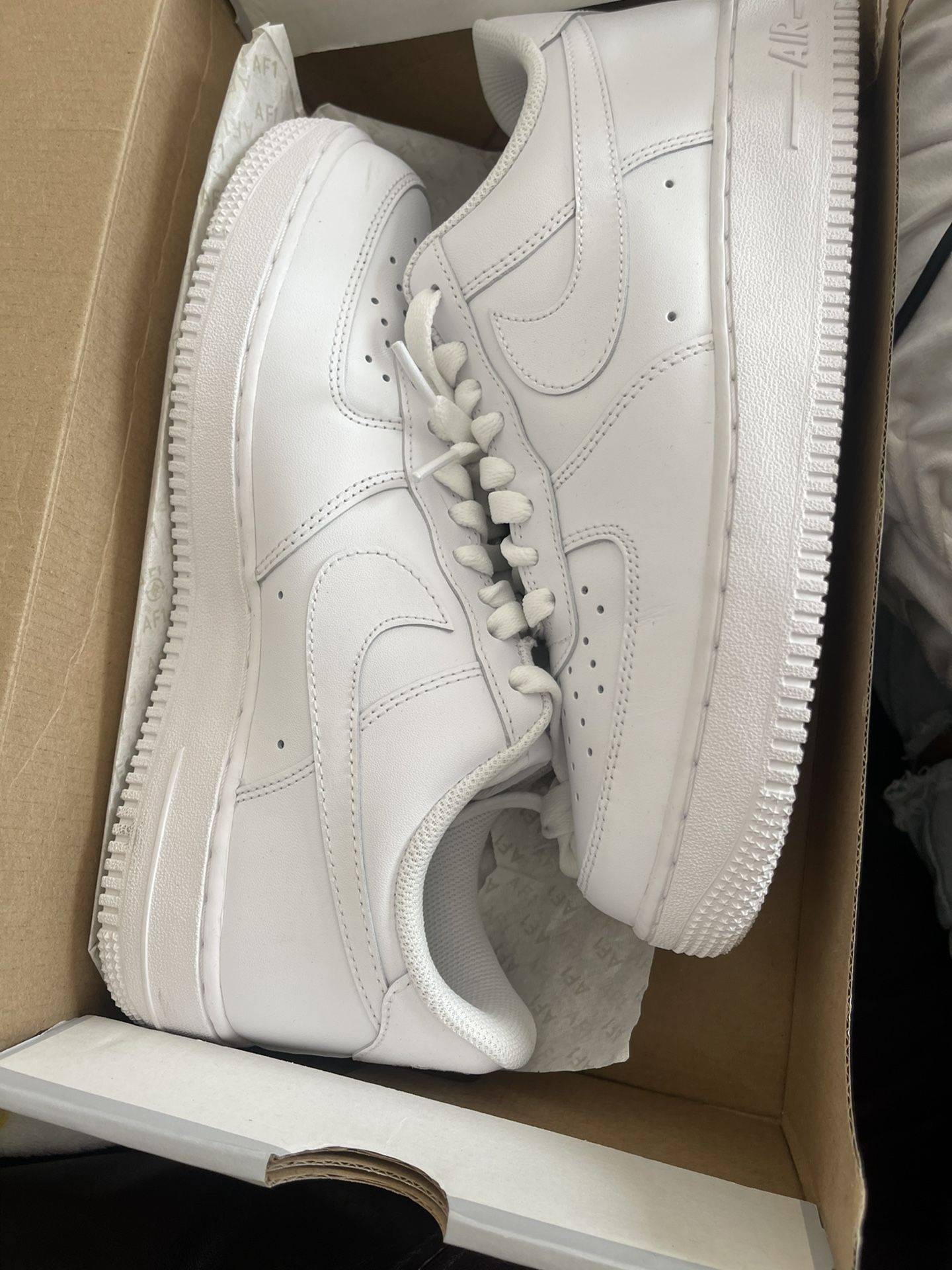 White Air Force 1s