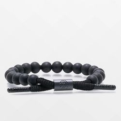 Rastaclat Black Beaded Bracelet - Mens - New