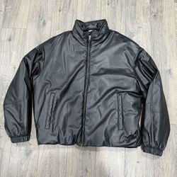 Zara Black Bomber Jacket Size XL 