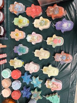 Khamsa Candles
