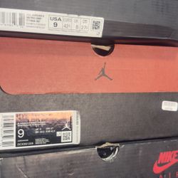 Multiple Jordan’s (Jordan 5 Fire Red 2020, Jordan 6 DMP 2020, Jordan 12 Utility 2021)