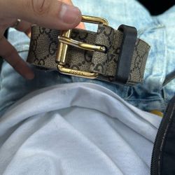 Rare gucci Snake imprint belt 