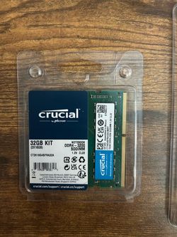 Crucial 32gb DDR4 for laptops
