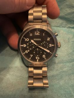 Fossil Men's Fs5141 Pilot 54 Chronograph Stainless Steel Watch