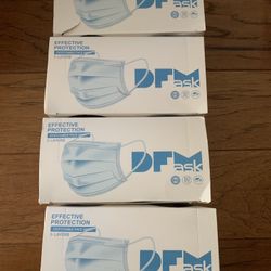 Disposable Face Mask Masks of 50 Pack (3-ply)