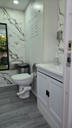 Luxury restrooms