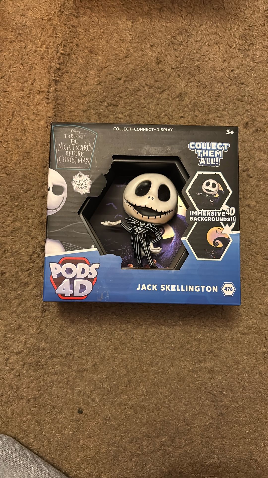 Nightmare before Christmas, Jack Skellington 4D pod
