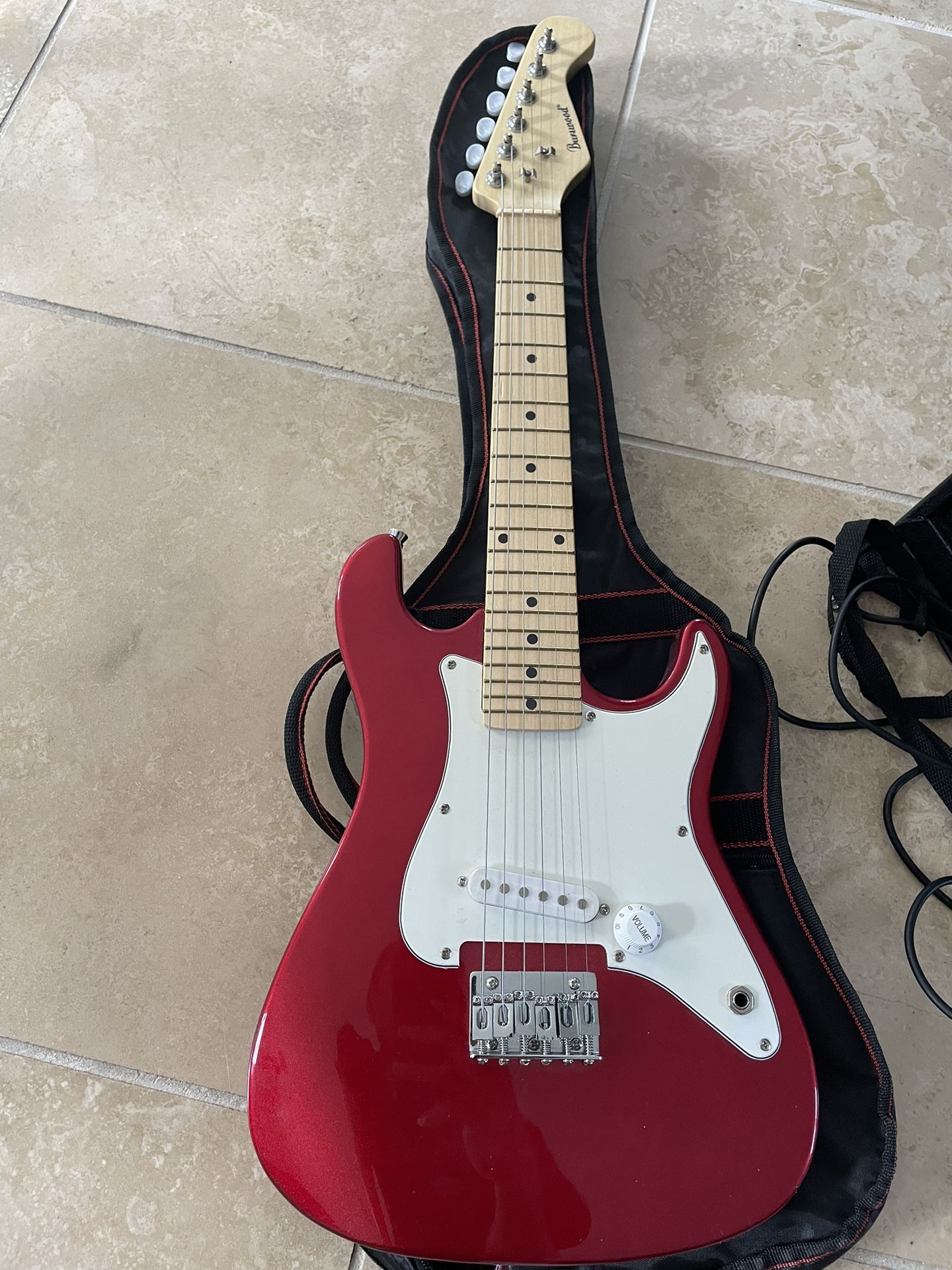 Burwood Guitar With Amplifier
