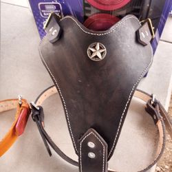 Harness For Strong Dog All Sizes 100% Leather M,L,Xl ( Pecheras Para Perros Grandes Todas Las Medidas)