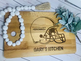 Personalized Football Cutting Board